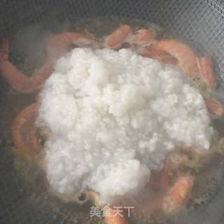 香菜鲜虾粥的做法步骤:12