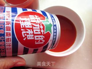 番茄汁双色果冻的做法步骤:2