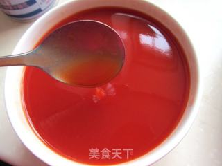番茄汁双色果冻的做法步骤:6