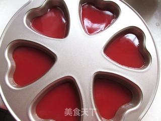 番茄汁双色果冻的做法步骤:7