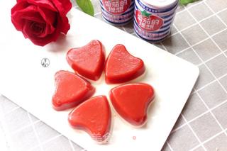 番茄汁双色果冻的做法步骤:11