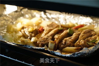 藤椒风味烤羊排的做法步骤:7