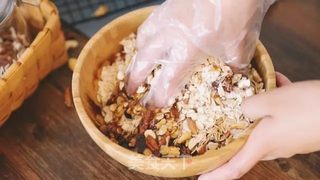 自制谷物麦片的做法步骤:8