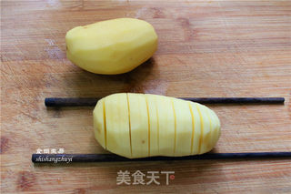 香烤风琴土豆的做法步骤:2