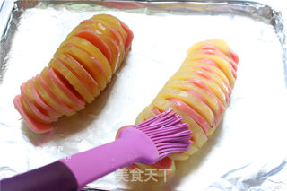 香烤风琴土豆的做法步骤:8