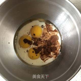 巧克力乳酪蛋糕的做法步骤:6