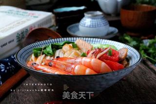 海鲜面的做法步骤:7