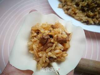 白萝卜牛肉烧麦的做法步骤:7