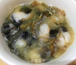 扇贝茼蒿胡萝卜米粥#粥#的做法步骤:5