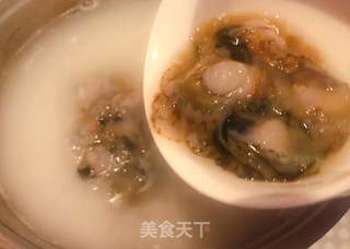 扇贝茼蒿胡萝卜米粥#粥#的做法步骤:8