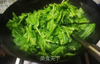 蒜蓉豌豆苗(尖)的做法步骤：4