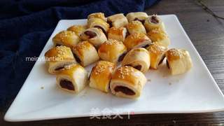 一口豆沙酥的做法步骤:17