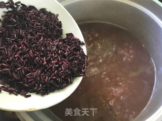 红豆薏米紫米粥的做法步骤:3
