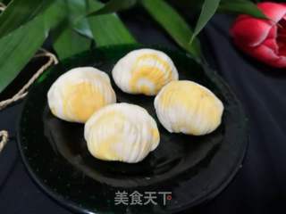 小贝壳豆沙包的做法步骤:11