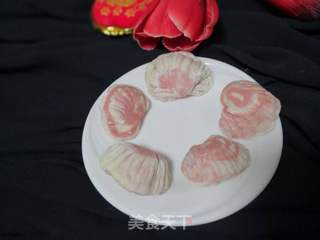 小贝壳豆沙包的做法步骤:12