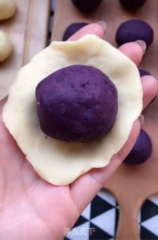芝士紫薯仙豆糕的做法步骤:12
