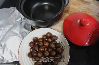 黑乐砂锅烤板栗的做法步骤:3
