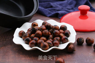 黑乐砂锅烤板栗的做法步骤:10
