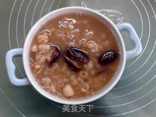 补血养肺红枣莲子薏米粥的做法步骤:10