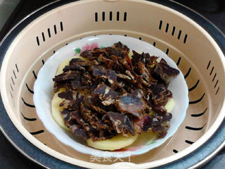 风干牦牛肉土豆饼的做法步骤:6