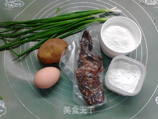 风干牦牛肉土豆饼的做法步骤：1