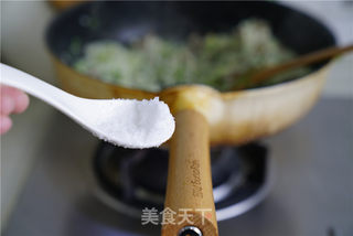 芥菜牛肉炒饭的做法步骤:6