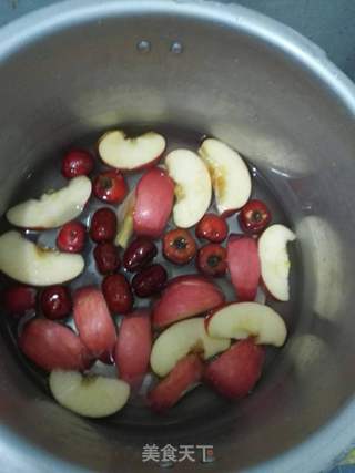 苹果山楂消食糖水的做法步骤:4