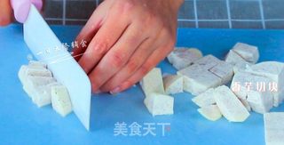 椰汁香芋板栗南瓜的做法步骤:2