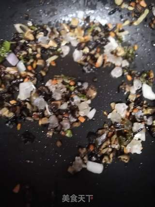 香菇鲜虾饭的做法步骤:3