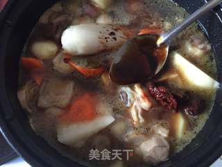 新疆大盘鸡的做法步骤:11