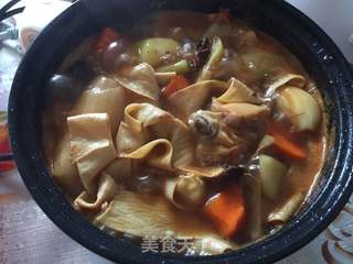 新疆大盘鸡的做法步骤:13