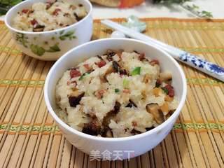电饭锅版腊味糯米饭的做法步骤:13