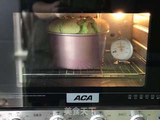 海盐菠菜戚风的做法步骤:15