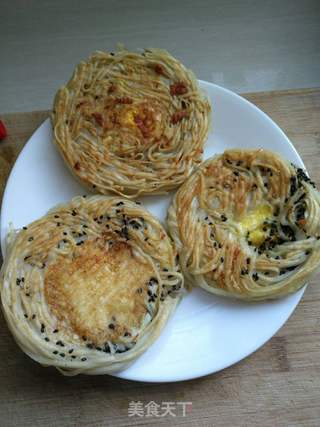 老杨的鸟巢蛋饼的做法步骤:9