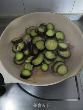 炒茄片的做法步骤:6