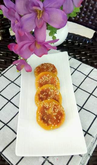 南瓜饼的做法步骤:10