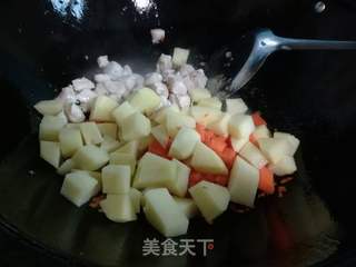 咖喱鸡肉饭的做法步骤:7