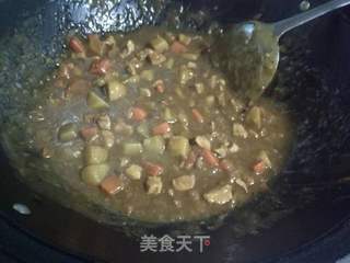 咖喱鸡肉饭的做法步骤:12