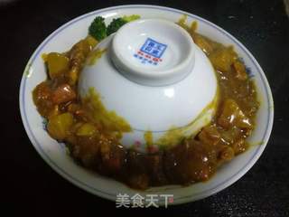 咖喱鸡肉饭的做法步骤:15
