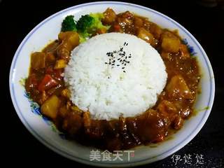 咖喱鸡肉饭的做法步骤:16