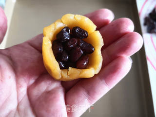 可可蜜豆月饼的做法步骤:7