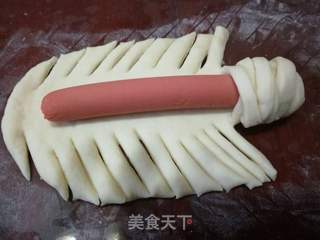 如何做大火腿卷的做法步骤:11