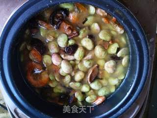 香菇虾干豆饭的做法步骤:4