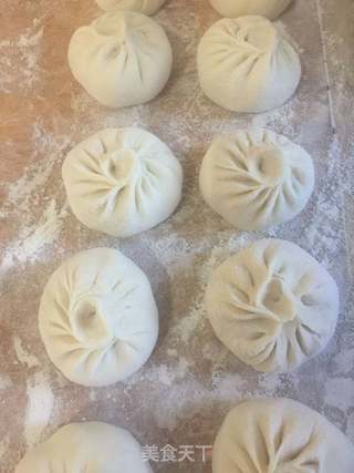韭菜素包子的做法步骤:12