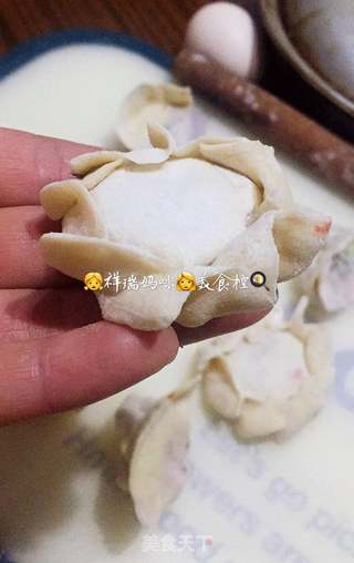 祥瑞餐桌大虾胡萝卜儿童水饺的做法步骤:10