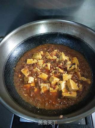 麻婆豆腐的做法步骤:8