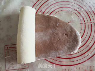 双色刀切馒头的做法步骤:5