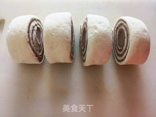 双色刀切馒头的做法步骤:6