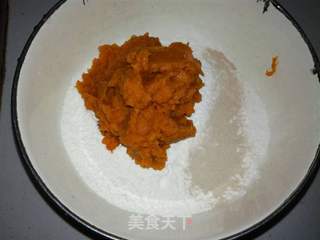 南瓜火腿花卷的做法步骤:4