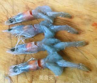 蝴蝶虾蒸蛋羹的做法步骤:6